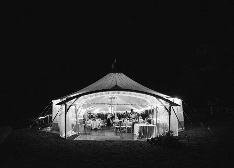 The beautiful tent where the proceedings took place